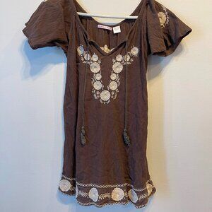 Women's Mango Reef Cap Sleeve Blouse